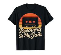 Funny Recovery Is My Jam Clean Sobrio Camiseta