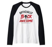 Funny Recovey Positive Comeback Officially Back To Awesome Camiseta Manga Raglan