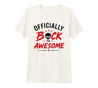 Funny Recovey Positive Comeback Officially Back To Awesome Camiseta Premium