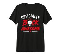 Funny Recovey Positive Comeback Officially Back To Awesome Camiseta Premium