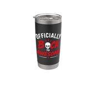 Funny Recovey Positive Comeback Officially Back To Awesome Vaso térmico de acero inoxidable de doble pared