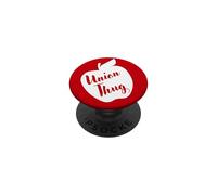 Funny Red For Ed Union Thug Retro SpEd Teacher Appreciation PopSockets PopGrip Adhesivo