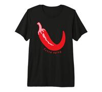 Funny Red Pepper Chili Food Spicy Hot Extra Spicy Chili Camiseta Premium