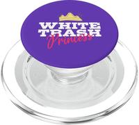 Funny Redneck White Trash Princess Country Trailer Park PopSockets PopGrip para MagSafe