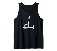 Funny Reformer Pilates con té de burbujas Camiseta sin Mangas