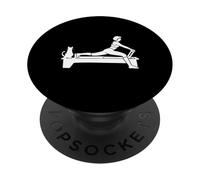 Funny Reformer Pilates gato amante jubilación jubilado leyenda PopSockets PopGrip Adhesivo