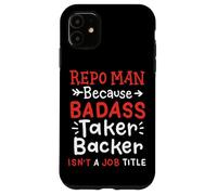 Funny Repo Man Recuperación de Activos Cotización de Trabajo Humor de Cuello Azul Carcasa para iPhone 11