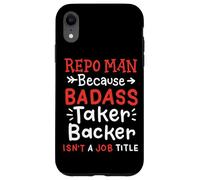 Funny Repo Man Recuperación de Activos Cotización de Trabajo Humor de Cuello Azul Carcasa para iPhone XR