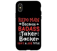 Funny Repo Man Recuperación de Activos Cotización de Trabajo Humor de Cuello Azul Carcasa para iPhone X/XS