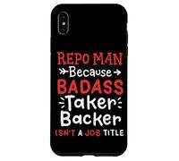 Funny Repo Man Recuperación de Activos Cotización de Trabajo Humor de Cuello Azul Carcasa para iPhone XS Max