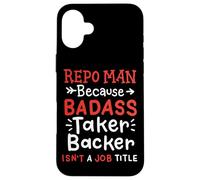 Funny Repo Man Recuperación de Activos Cotización de Trabajo Humor de Cuello Azul Carcasa para iPhone 16 Plus