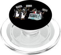 Funny Resist Tariff Flippers Up I Stand With Penguin Lover PopSockets PopGrip para MagSafe