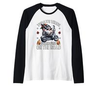 Funny Retirement GNOME Dad For Grandpa Life Motorcycle Daddy Camiseta Manga Raglan