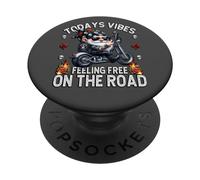 Funny Retirement GNOME Dad For Grandpa Life Motorcycle Daddy PopSockets PopGrip Adhesivo