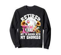 Funny Retirement GNOME For Bakers Baking Mom Retired Grandma Sudadera