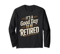 Funny Retirement Party Retired Humor Typography Design Manga Larga