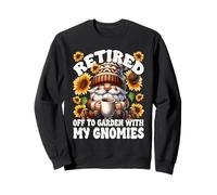 Funny Retirement Plan For Gardener With Sunflower And Coffee Sudadera