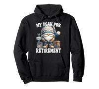 Funny Retirement Plan For Handyman and Retired Dad Life Sudadera con Capucha