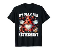 Funny Retirement Plan For Retired Mom Who Loves Ladybugs Camiseta