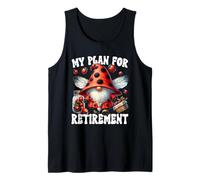 Funny Retirement Plan For Retired Mom Who Loves Ladybugs Camiseta sin Mangas