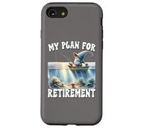 Funny Retirement Plan Gnome For Fishing Dad Retired Fishing Carcasa para iPhone SE (2020) / 7 / 8