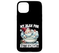 Funny Retirement Plan Spa Gnome In Bathtub For Lazy Dad Carcasa para iPhone 15 Plus