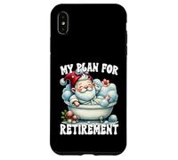 Funny Retirement Plan Spa Gnome In Bathtub For Lazy Dad Carcasa para iPhone XS Max