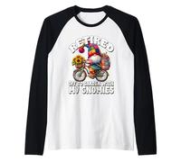 Funny Retirement Saying For Garden Lover Retired Dad Gnome Camiseta Manga Raglan