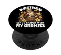 Funny Retirement Saying For Retired Dog Dad And Frenchie Mom PopSockets PopGrip Adhesivo
