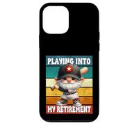 Funny Retirement Saying With Baseball Gnome For Retro Dad Carcasa para iPhone 12 mini