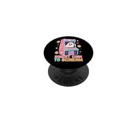 Funny Retro Arcade Halloween Ghost Gamer Boy Girl Kid PopSockets PopGrip Adhesivo