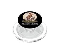 Funny Retro Bicycle Off To Cause A Kerfuffle Capybara Vibes PopSockets PopGrip para MagSafe