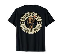 Funny Retro Bigfoot, Bigfoot Agarró Mi Salchicha (EN LA Parte) Camiseta