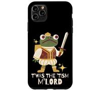 Funny Retro Medieval Knight Frog T'was The 'Tism M'Lord Carcasa para iPhone 11 Pro MAX