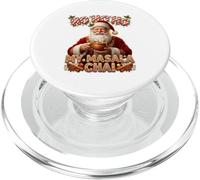 Funny Retro Santa Masala Chai Tea Christmas Humor PopSockets PopGrip para MagSafe