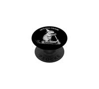 Funny Retro Scooter Off To Cause A Kerfuffle Capybara Vibes PopSockets PopGrip Adhesivo