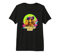 Funny Retro Vintage 80s 90s Totally RAD Cocker Spaniel Lover Camiseta Premium