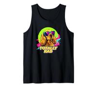 Funny Retro Vintage 80s 90s Totally RAD Cocker Spaniel Lover Camiseta sin Mangas