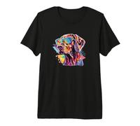 Funny Retro Vintage 80s Vizsla Dog Lover Camiseta Premium
