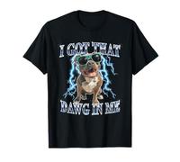 Funny Retro Vintage Got That Dawg In Me Pitbull Heavy Metal Camiseta