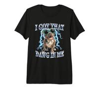 Funny Retro Vintage Got That Dawg In Me Pitbull Heavy Metal Camiseta Premium