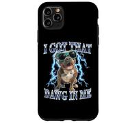 Funny Retro Vintage Got That Dawg In Me Pitbull Heavy Metal Carcasa para iPhone 11 Pro MAX