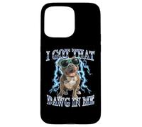 Funny Retro Vintage Got That Dawg In Me Pitbull Heavy Metal Carcasa para iPhone 15 Pro MAX