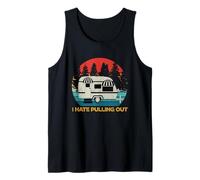 Funny Retro Vintage I Hate Pulling out For Men Travel Camiseta sin Mangas