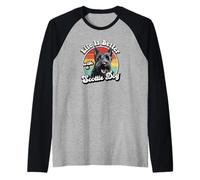 Funny Retro Vintage Life Is Better Scottish Terrier Lover Camiseta Manga Raglan
