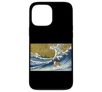 Funny Retro Vintage Surfing A Wave Boxer Dog Breed Lover Carcasa para iPhone 13 Pro MAX