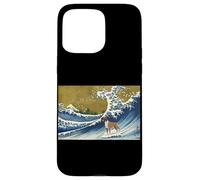 Funny Retro Vintage Surfing A Wave Boxer Dog Breed Lover Carcasa para iPhone 15 Pro MAX