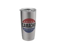 Funny Retro Vintage Vote Camacho 2028 Vaso térmico de acero inoxidable de doble pared