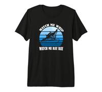 Funny Retro Vintage Watch Me Whip Manta Ray Lover Camiseta Premium