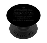 Funny Revelation 8 1 Silence In Heaven - Cita bíblica PopSockets PopGrip Adhesivo